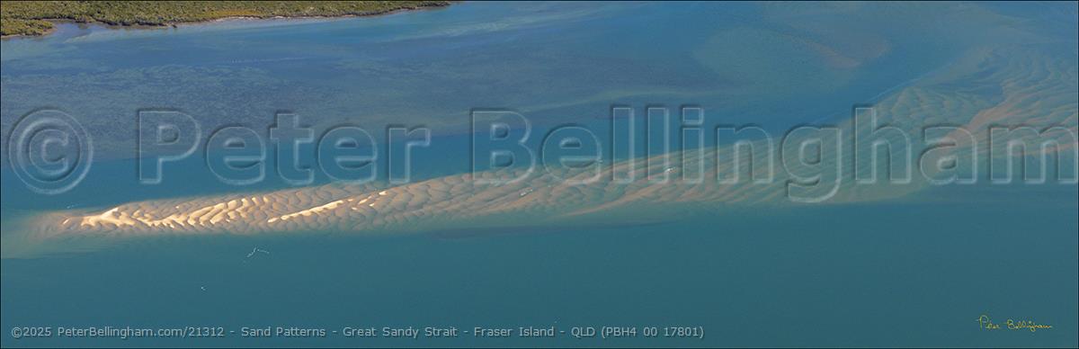 Peter Bellingham Photography Sand Patterns - Great Sandy Strait - Fraser Island - QLD (PBH4 00 17801)